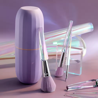 Ensemble de pinceaux de maquillage à poignée Outils de beauté paillettes ensemble de pinceaux de maquillage professionnel de la meilleure qualité