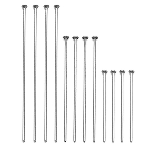Alfileres <span class=keywords><strong>de</strong></span> cabeza <span class=keywords><strong>de</strong></span> T <span class=keywords><strong>de</strong></span> acero inoxidable para fabricación <span class=keywords><strong>de</strong></span> joyas, alfileres <span class=keywords><strong>de</strong></span> cabeza plana, accesorios <span class=keywords><strong>de</strong></span> joyería, diámetro 0,5/0,6/0,7 - Product Image 1