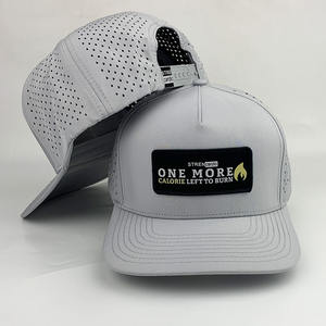 OEM أسود 5 لوحة مصمم بالبوليستر فتحة قطع ليزر مقاومة للماء قبعة مخصصة رياضية قبعات بيسبول Gorras - Product Image 3