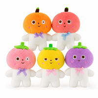 Lot de poupées en peluche mignonnes et colorées en forme de fruits, 25 cm, pour cadeaux d'anniversaire pour enfants, décoration de chambre et souvenirs