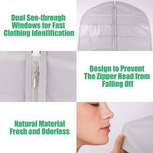 Bolsa de Almacenamiento para Trajes 2025, Personalizada, de Tela de Poliéster, con Cierre de Cremallera, Nueva, a la Moda, Antipolvo, para Hombre, con Logotipo Personalizado - Product Image 5