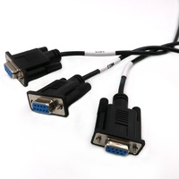 Arnés de cables de 5 pines de conector serie a Molex DB9 RS232 personalizado