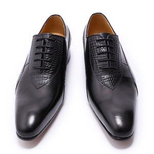 Zapatos de Negocios de Cuero Genuino para Hombre, con Cordones, Punta en Pico, Clásicos y Elegantes, con Entresuela de PU, para Primavera, Verano, Otoño e Invierno - Product Image 6