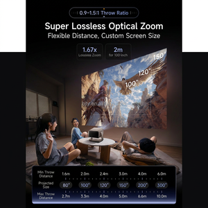 Hisense-vidda C5 Pro Max ใหม่ ความสว่าง 3000-3500 ลูเมนส์ เลเซอร์ Android <span class=keywords><strong>13</strong></span> ระบบออปติคอลชิฟท์&ซูม รูรับแสง 7 ระดับ DolbyVision IMAX VRR 240Hz - Product Image 5