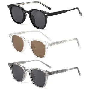 Gafas de sol polarizadas Retro para hombre y mujer, TR90, novedad, venta al por mayor, 2023