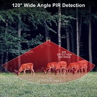 Mini caméra de chasse, caméra pour animaux, 1080P, IR, caméra de sentier sauvage, étanche IP65, déclencheur de mouvement, pièges photo