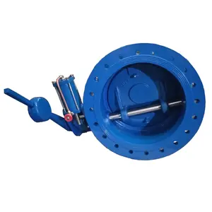 PN16 Tilting Disc Slight Resistance and Slow Closing Butterfly Check Valve with Counter weight and Lever