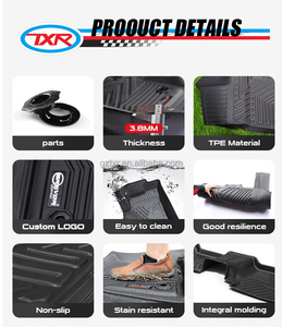 Alfombrillas TXR, accesorios interiores para automóviles, alfombra LHD para vehículos de Color Beige de alta calidad para <span class=keywords><strong>Toyota</strong></span> <span class=keywords><strong>Land</strong></span> <span class=keywords><strong>Cruiser</strong></span> LC300 <span class=keywords><strong>2022</strong></span>- - Product Image 5