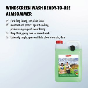 Limpiador de Vidrios Alpine Summer de 5L, Listo para Usar, con Aroma Fresco, Líquido para Parabrisas para Uso en Verano, Venta al Por Mayor - Product Image 2