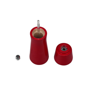 read color finish oak wooden ceramic core Manual Wooden Refillable Salt <b>Pepper</b> Mill - Product Image 4