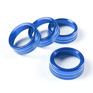 Cubierta Decorativa Metálica Azul para Botón de CD y Interruptor de Aire Acondicionado de Toyota Tacoma, 2016-2021 - Product Image 1