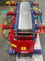 Transformador de Potencia Trifásico de Tipo Seco de Alta Calidad, Entrada de 11kV, Salida de 440V, Frecuencia de 50/60Hz, Eficiencia del 98%, Refrigeración ONAN/ONAF