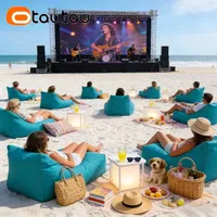OTAUTAU Housse de pouf inclinable moderne pour extérieur, flotteurs de piscine, chaise longue de plage et de camping SF505 sans rembourrage