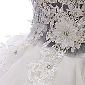 Kadın off-the-omuz organze Homecoming elbise genç resmi dantel aplike kokteyl parti kıyafeti abiye - Product Image 4