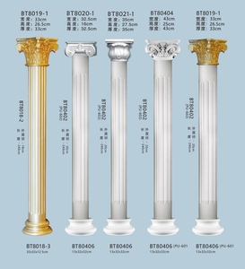 BT-8019 Guanyu Bán Buôn La Mã Nhà Máy Đứng Hy Lạp Cột Bức Tượng La Mã Trụ Cột Đám Cưới Cột Hoa Dễ Dàng Cài Đặt Pu La Mã Cột - Product Image 4