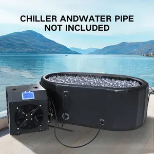 Inflatable Ice Bathtub With Chiller Ice Bath Portable Pools Ice Water Barrel Cold Water Recovery Pod