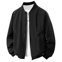 Blouson Bomber Unisexe Printemps Automne Streetwear Léger Motif Cœur Tendance Grande Taille Fermeture Éclair Commerce International