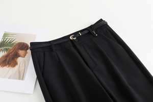 2025 personalizzazioni da donna pantaloni a vita alta pantaloni dritti Casual da donna ufficio estate slim fit da ufficio abiti da ufficio pantaloni formali - Product Image 5