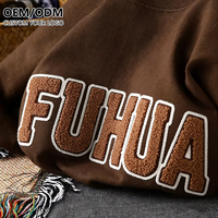 T-shirts personnalisés en chenille 3D brodés, t-shirts d'été pour hommes, lettres brodées colorées en tissu éponge, t-shirt unisexe en coton, vêtements pour hommes