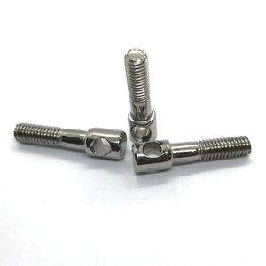 Tornillo de cabeza perforada Yan Shun de acero inoxidable con orificio de cola, varilla hexagonal redonda, rosca no estándar, hecho a medida - Product Image 3