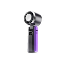 Ventilateur portable haute vitesse Zowie ALA-102, style rétro, alimenté par USB, contrôle de vitesse progressif, affichage numérique