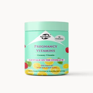 Vente chaude OEM - Personnalisable - Vitamines gommeuses pour femmes enceintes avec folate et DHA - Favorise la croissance saine et le développement cérébral - Product Image 1