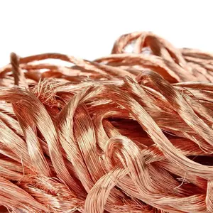 Chatarra de alambre de cobre de alta pureza 99.9% alambre de cobre chatarra ventas al contado