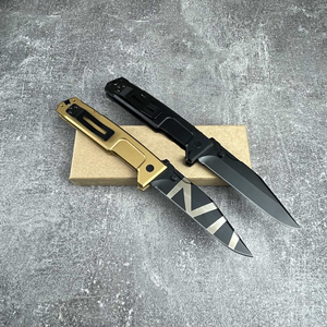 Navaja de Bolsillo ER MPC Plateada Personalizable, Calidad OEM, Hoja Plegable de Acero con Alto Contenido de Carbono, Mango de Aluminio, 20 cm, 1 Año de Garantía - Product Image 2