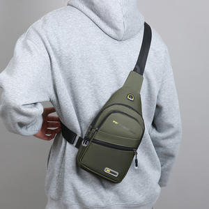 Bolso de Pecho para Hombre LJD814, de Nailon, Gran Capacidad, Transpirable, para Uso Diario, Otoño 2025, Verde, Gris, Negro, Azul - Product Image 1