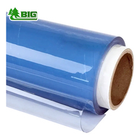 Rouleaux de PVC transparent super clair de 0,3 mm, prix d'usine Boligao, matériau en feuille de PVC en rouleau