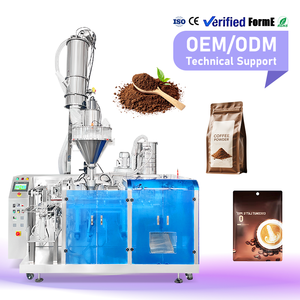 Machine d'emballage automatique de poudre alimentaire à prix d'usine bas, machine d'emballage de poudre de café en sachet Doypack - Product Image 1