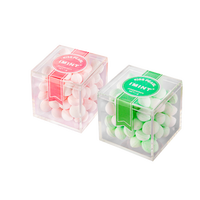 I'MINT Bonbons à la menthe poivrée sans sucre 45g Bisous Tablette Bonbons Longue durée Haleine fraîche Rafraîchissante Fleur de rose Bonbons parfumés