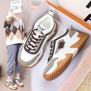 Zapatos de Mujer de Suela Gruesa, Estilo Casual para Estudiantes, Versátiles, Cómodos, Deportivos, para Caminar - Product Image 4