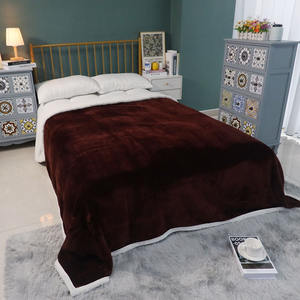 Couverture en flanelle solide 100% polyester, livraison directe depuis l'usine chinois, couverture en flanelle solide de bonne qualité - Product Image 6