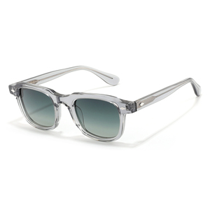 Modern Rectangle Full Rim Sunglasses Solid Black Frame Resin Lens Anti-Uv Protection Men Adults - Product Image 4