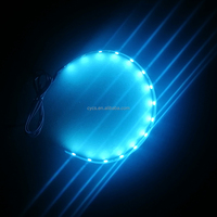 Lumière LED 360° pour phares de voiture, yeux de démon, yeux de diable, lentille de projecteur HID, blanc clair, jaune, rouge, bleu, vert, violet, bleu glace, décorations lumineuses