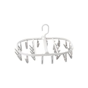 FaSoLa Home Multi <b>Clip</b> Drying Rack Single Bar Rectangle <b>Hook</b> Type For Socks Underwear Laundry Organizing - Product Image 5