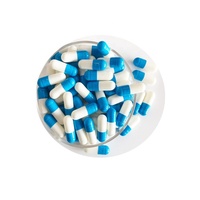 Medicine Capsules de gélatine dures vides capsules de gel taille 3 bleu/blanc