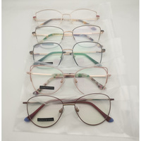 Femmes Métal cateye pour dames mode aléatoire Liquidation de stock Monture en métal pas cher prêt à expédier Monture de lunettes en métal pour femmes