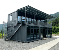 Unité de construction modulaire isolée préfabriquée pour bureau / dortoir du personnel / appartement touristique / réception de projet