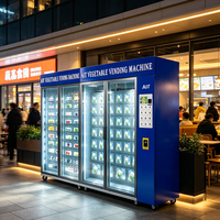 Congélateur à température contrôlée AIT 2 degrés pour fruits de mer frais, fruits, légumes, boîtes de fruits, distributeur automatique sans personnel