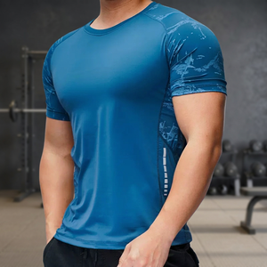 Rashguard de compression unisexe pour adulte, séchage rapide, manches longues, vêtement de sport, protection solaire, antibactérien, en Spandex/Polyester imprimé - Product Image 2