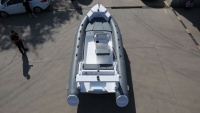 Bateau pneumatique à coque rigide en fibre de verre RIB600 6m