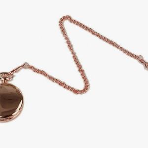 Montre de poche vintage à remontage manuel avec cadran squelette à chiffres romains, personnalisable en gros, avec chaîne - Product Image 4