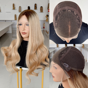Natural Wave 100% Unprocessed European Hair Single Small Knots HD Lace Top <b>Wigs</b> #B3-9-23 - Product Image 3