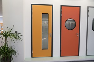 <span class=keywords><strong>Puerta</strong></span> Moderna <span class=keywords><strong>de</strong></span> Acero para Cuarto Limpio, <span class=keywords><strong>Puerta</strong></span> Médica Ignífuga e Insonorizada, Fácil <span class=keywords><strong>de</strong></span> Limpiar, para Habitaciones <span class=keywords><strong>de</strong></span> Pacientes <span class=keywords><strong>de</strong></span> Hospital y Clínicas - Product Image 5