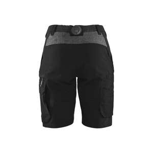 BLAKLADER - 712316459998C42 Pantalones cortos de servicio para mujer con estiramiento en 4 vías Negro/Gris oscuro-PANTALÓN DE TRABAJO EAN 7330509823002 - Product Image 2
