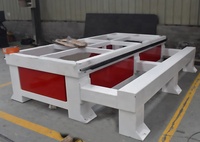 Longue vente 3D bois aluminium CNC Machine 4 axes avec dispositif rotatif