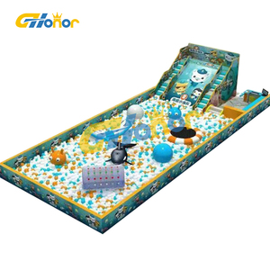 Amusement Nouveau Style Personnalisé <span class=keywords><strong>Nice</strong></span> Kids Naughty Fort piscine à vagues enfants balançoire lit équipement Aire de jeux intérieure - Product Image 3