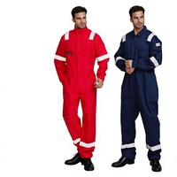 Combinaisons ignifuges en pur coton, exportation transfrontalière, fabrication sur mesure, vêtements de travail de protection contre les arcs électriques, industrie pétrolière
